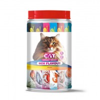EUROGOLD CAT SIVI KEDİ ÖDÜLÜ KARIŞIK 6 ÇEŞİT 30X15GR(12 ADET ALIMDA)