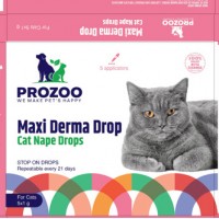 PROZOO KEDİ ENSE DAMLASI 5X1GR 5 Lİ